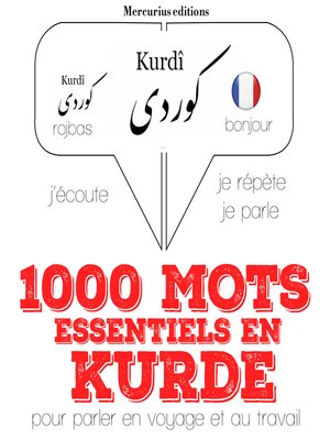 cover image of 1000 mots essentiels en kurde